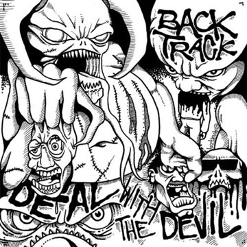 BACKTRACK "Deal With The Devil" 7" (Flatspot) Green Vinyl - Click Image to Close